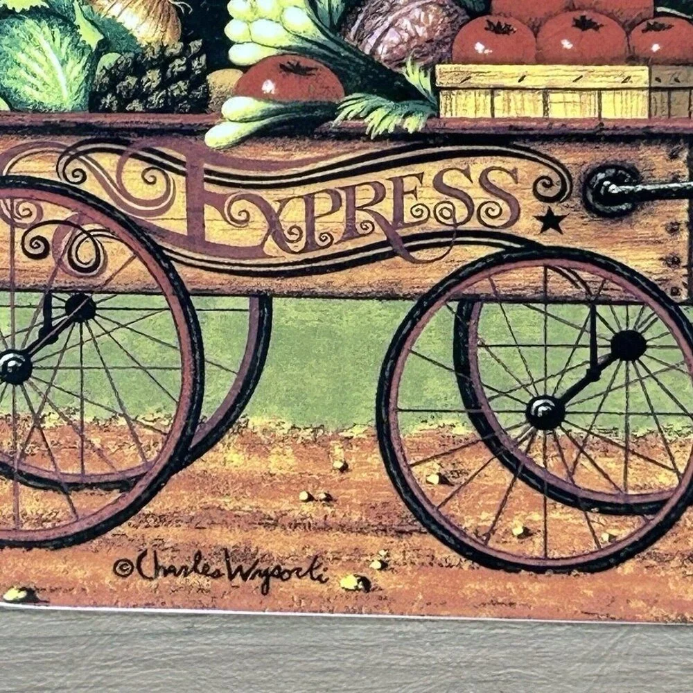 Vtg Charles Wysocki CockA Doodle Doo #1 Prize Winning Promenade Bradford Plaque